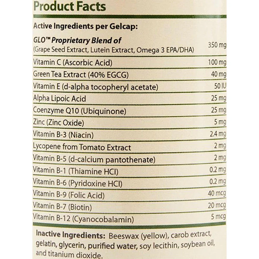 Ocu-GLO Canine Vision Liquid Gel Capsules for Dogs ingredients
