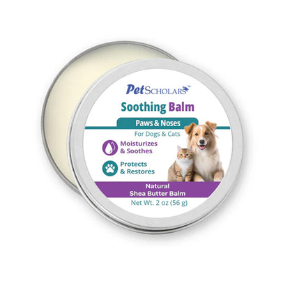 Pet Scholars Soothing Balm for dogs and cats on a white background
