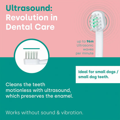 emmi-pet A1 (S2) - Ultrasound Ultrasonic toothbrush head attachments (small) revolution in dental care