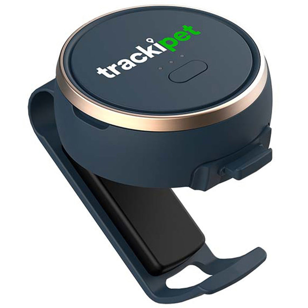 Trackip pet tracker on a white background
