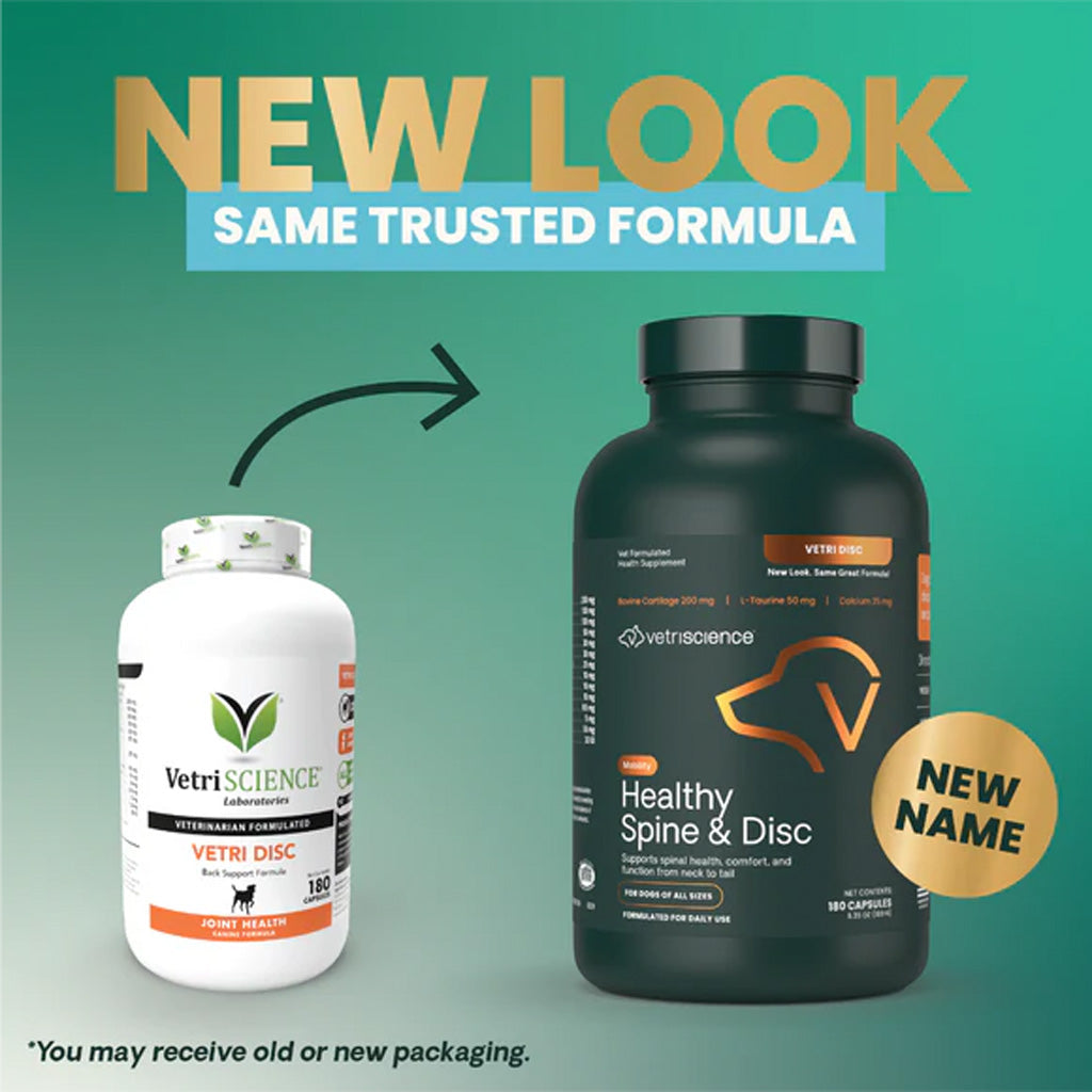 Vetri Disc is now Healthy Spine & Disc — new look, same trusted formula