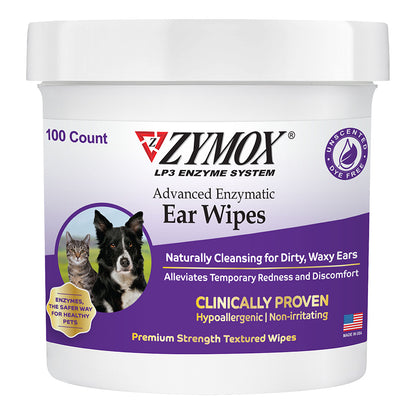 Zymox Advanced Enzymatic Ear Wipes