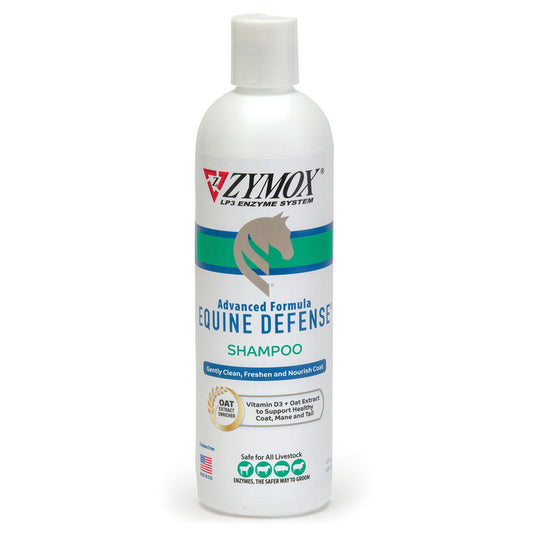 ZYMOX Equine Defense Enzymatic Shampoo bottle for horses