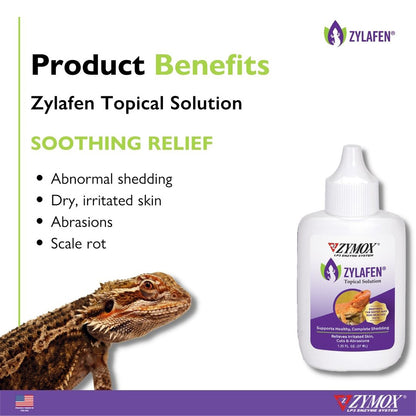 ZYMOX Zylafen Topical Solution for reptiles product benefits