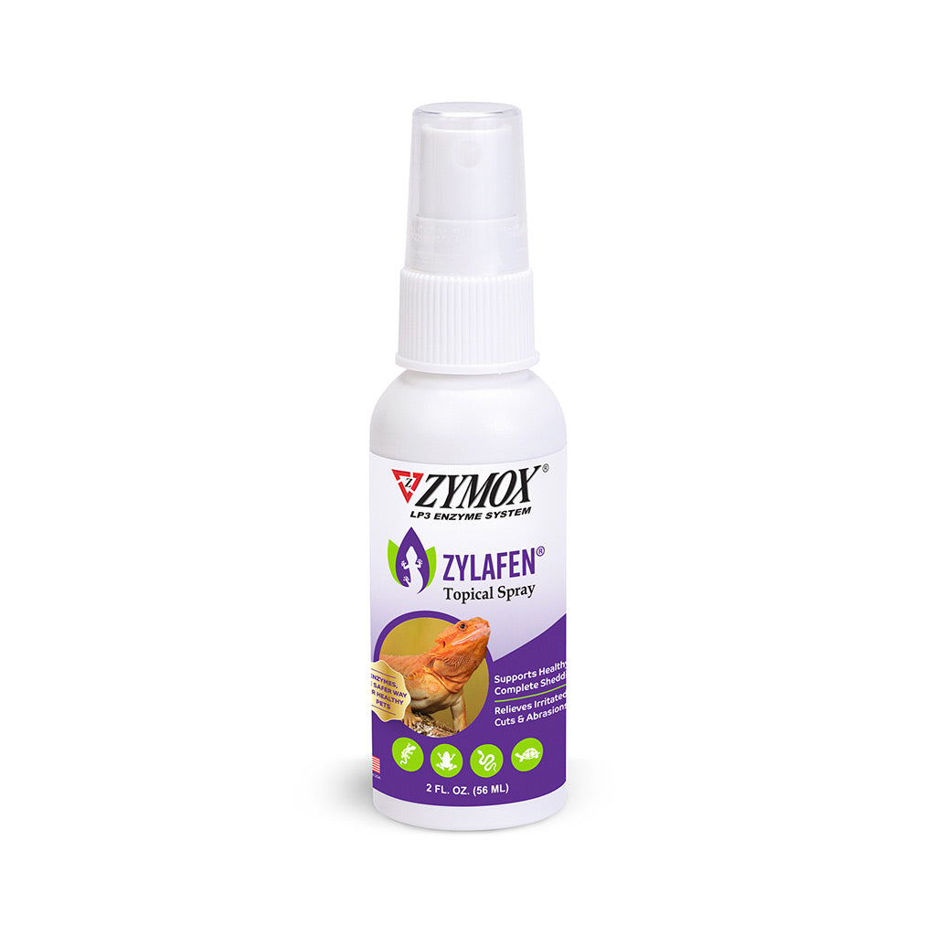 ZYMOX Zylafen Topical Spray bottle for reptile skin and shedding care